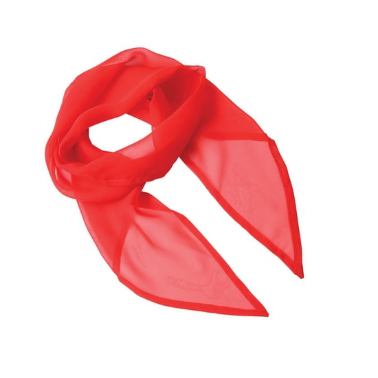 Premier Dames/Dames Chiffon Sjaal (Aardbeienrood) - Image 2