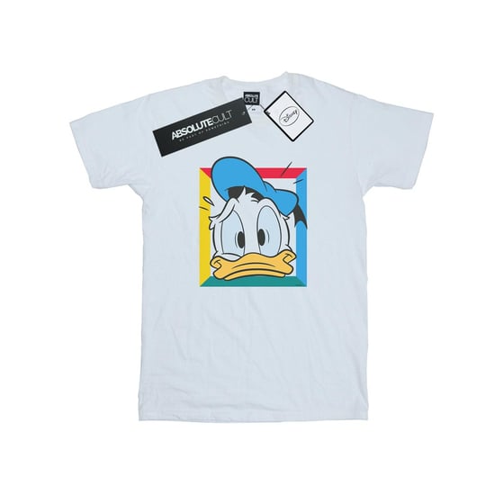 Disney Heren Donald Duck Paniekerig T-Shirt (Wit) - Image 1