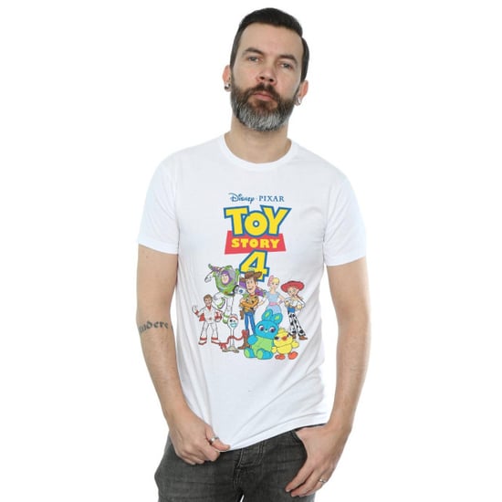Disney Heren Toy Story 4 Crew T-shirt (Wit) - Image 3
