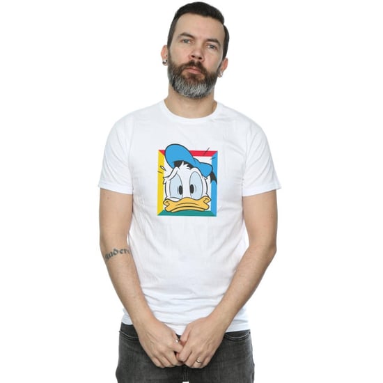 Disney Heren Donald Duck Paniekerig T-Shirt (Wit) - Image 3