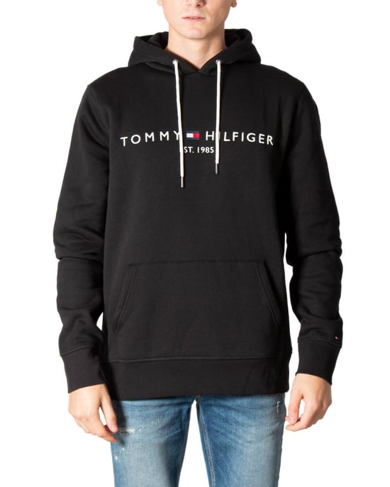 Tommy Hilfiger Hoodies Logo Hoodie Zwart - Image 1