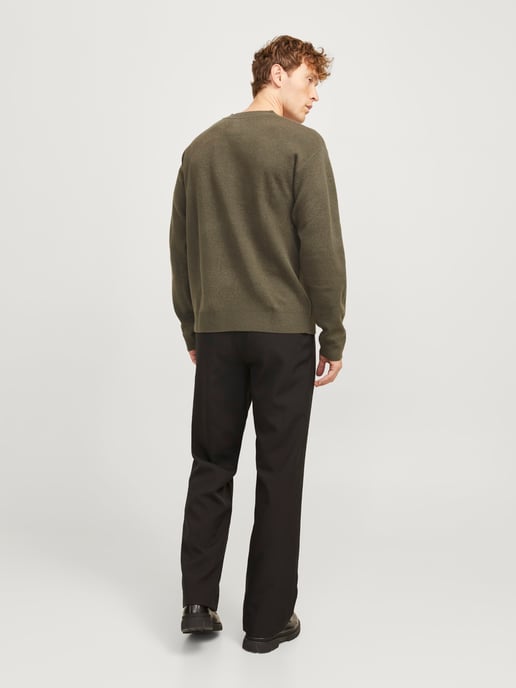 Jack & Jones Trui Bradfort Knit Crew Neck Groen - Image 3