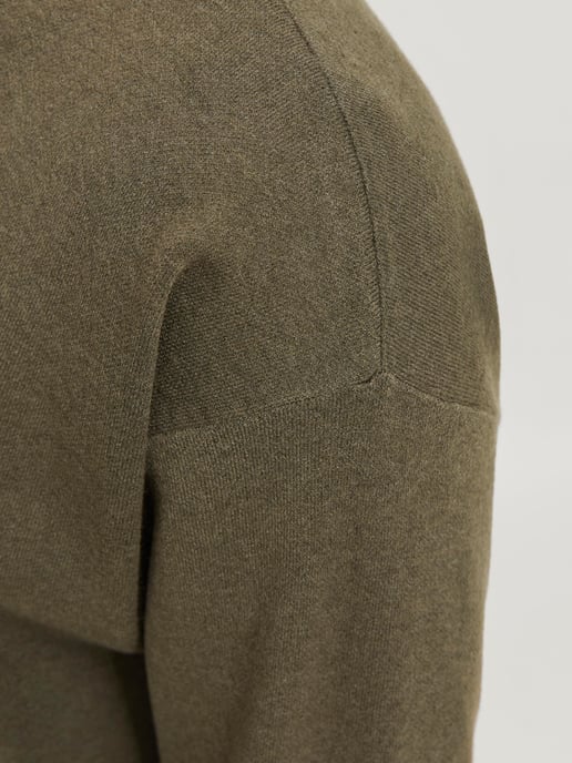 Jack & Jones Trui Bradfort Knit Crew Neck Groen - Image 4