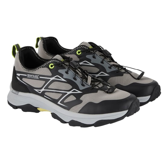 Regatta Heren Blaze Trainers (Grijs/Zwarte/Kalk) - Image 1