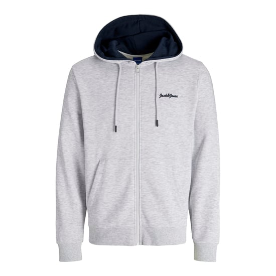Jack & Jones Vest Jor Tango Zip Sweat Hood Grijs - Image 1