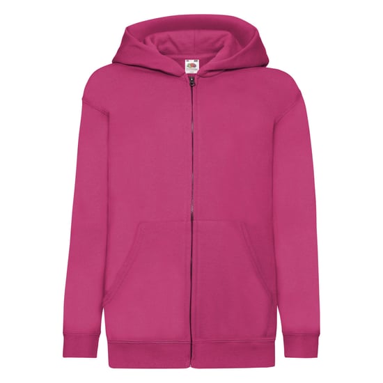 Fruit of the Loom Kinder/Kids Klassiek Jasje met Capuchon (Fuchsia) - Image 1