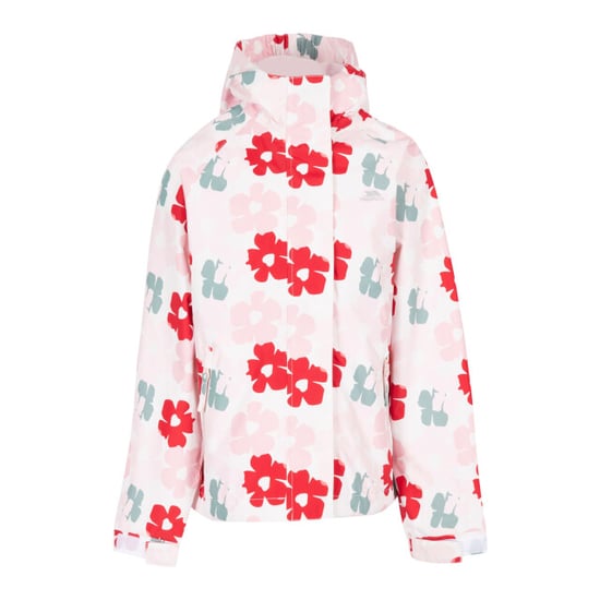Trespass Childrens Girls Hopeful Waterproof Regenjasje (Rood) - Image 1