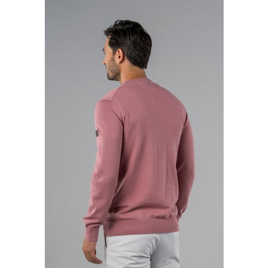 Presly & Sun Trui Will R-Neck Knitted Pullover Roze - Image 2