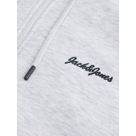Jack & Jones Vest Jor Tango Zip Sweat Hood Grijs - Image 3