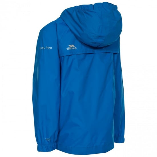 Trespass Kinderen/Kinderen Qikpac Waterdichte Packaway Jacket (Kobalt) - Image 2
