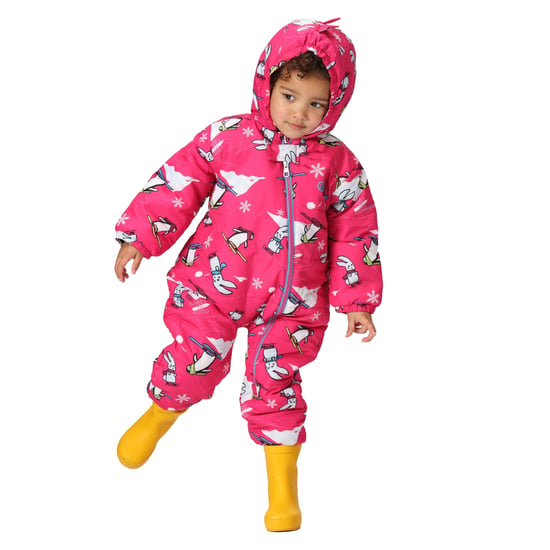Dare 2B Baby Bambino II Sneeuwdieren Waterdicht Sneeuwpak (Puur Roze) - Image 5