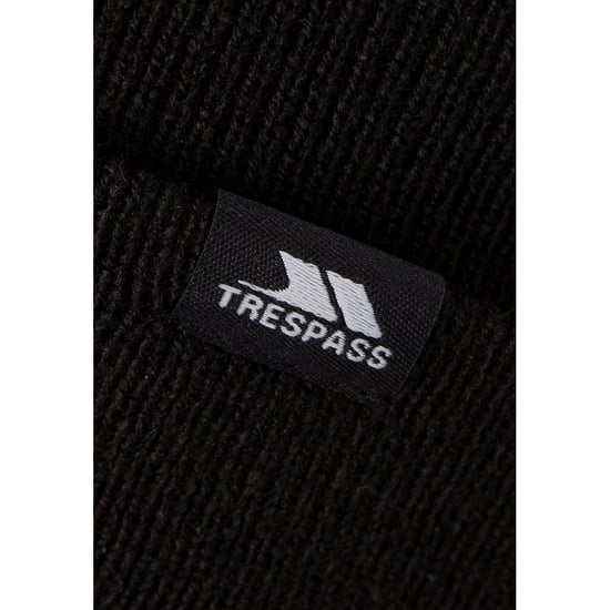 Trespass Unisex Volwassen Littlebrook Beanie (Zwart) - Image 3