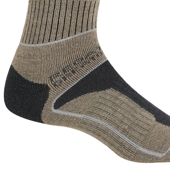 Regatta Dames/dames Samaris 3 Season Boot Socks (Moccasin Bruin/Briar Grijs) - Image 2