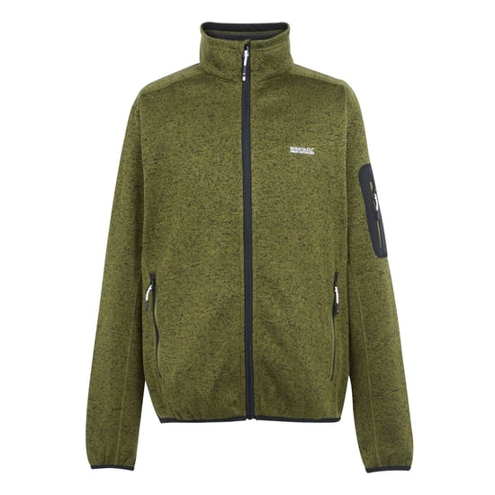 Regatta Heren Newhill Marl Full Zip Fleecejack (Nefrietgroen) - Image 1