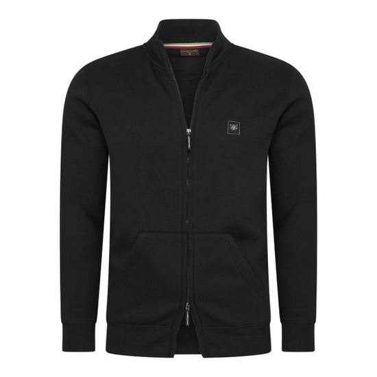 Cappuccino Italia Sweaters Fleece Zip Jack Zwart - Image 2