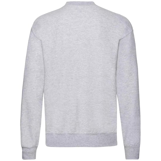 Fruit of the Loom Uniseks Klassiek Effen Sweatshirt voor volwassenen (Heide Grijs) - Image 2
