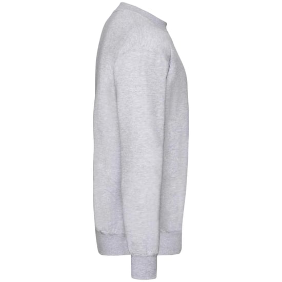 Fruit of the Loom Uniseks Klassiek Effen Sweatshirt voor volwassenen (Heide Grijs) - Image 3