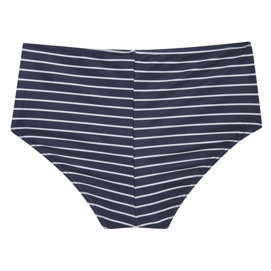 Regatta Dames/Dames Paloma Stripe Structuur Bikinibroekje (Marine / Wit) - Image 2