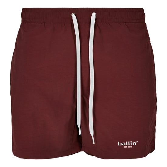 Ballin Est. 2013 Zwembroeken Small Logo Zwembroek Rood - Image 1