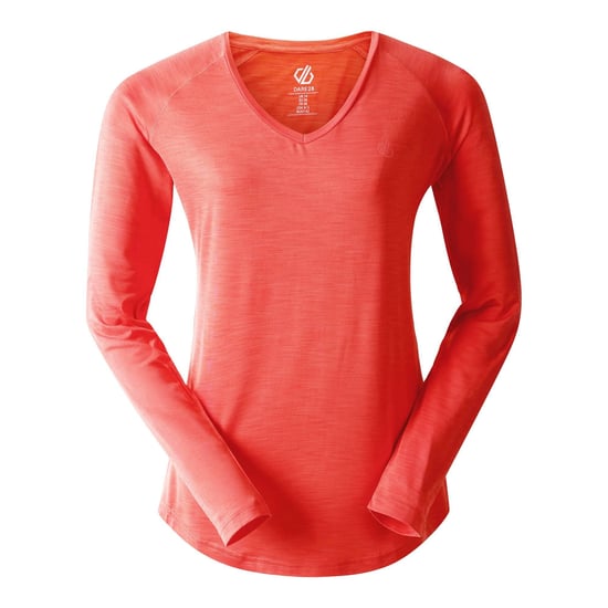 Dare 2B Dames/dames Discern T-shirt met lange mouwen (Perzikbloesem) - Image 1