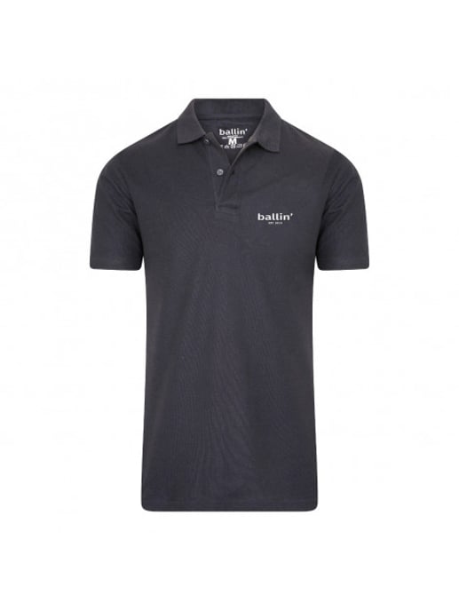 Ballin Est. 2013 Polo SS Basic Polo Grijs - Image 2