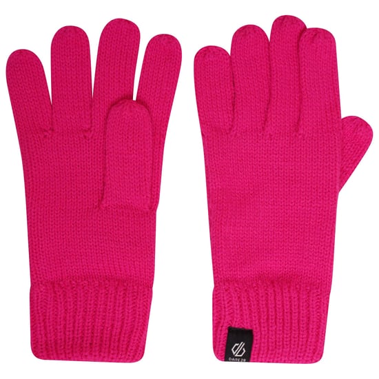 Dare 2B Set kinder-/kidsmuts en -handschoenen in fluffy kleuren (Roze Gloed/Katoen Snoepje) - Image 2