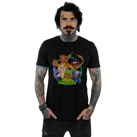 Disney Heren The Muppets Groep Cirkel T-Shirt (Zwart) - Image 2