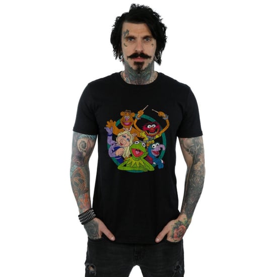 Disney Heren The Muppets Groep Cirkel T-Shirt (Zwart) - Image 3