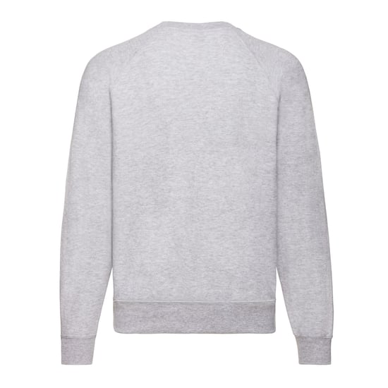 Fruit of the Loom Uniseks Klassiek Effen Raglan Sweatshirt voor volwassenen (Heide Grijs) - Image 2