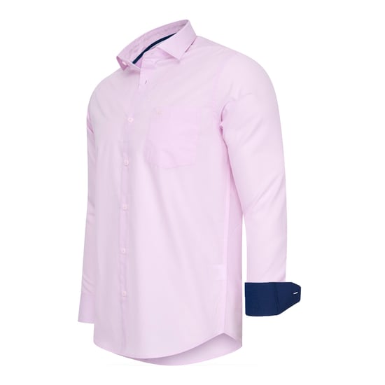 Cappuccino Italia Overhemden Stretch Overhemd Milano Roze - Image 1