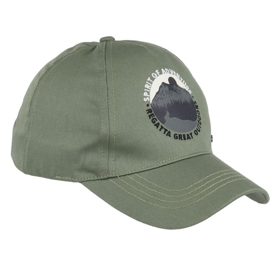 Regatta Kinderen/Kids Cuyler III Spirit Of Adventure Baseball Cap (Agave Groen) - Image 4