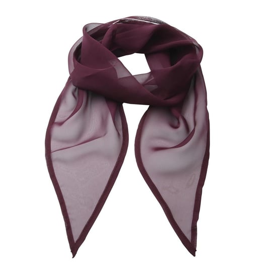 Premier Dames/Dames Chiffon Sjaal (Aubergine) - Image 1