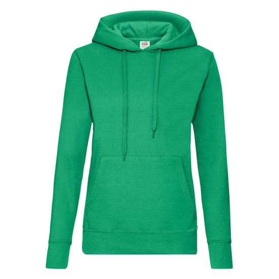 Fruit of the Loom Dames/Dames Klassieke Hoodie (Kelly Groen) - Image 1