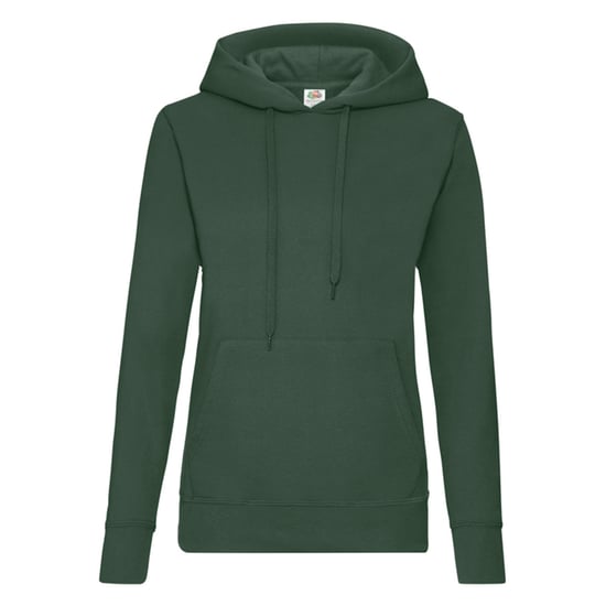 Fruit of the Loom Dames/Dames Klassieke Hoodie (Fles groen) - Image 1