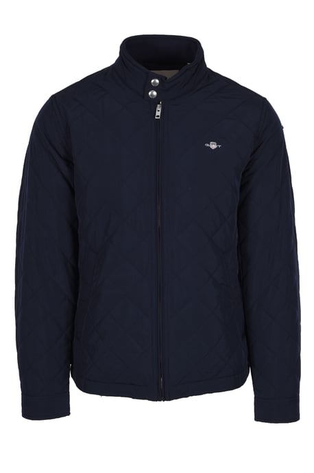 Gant Quilted Windcheater Jacket Evening Blue - Image 1