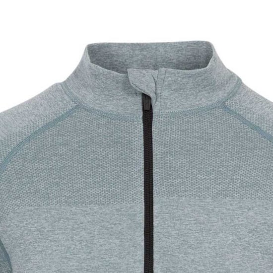 Trespass Dames/Dames Pelina Half Zip Active Top met lange mouwen (Wintergroene nevel) - Image 4