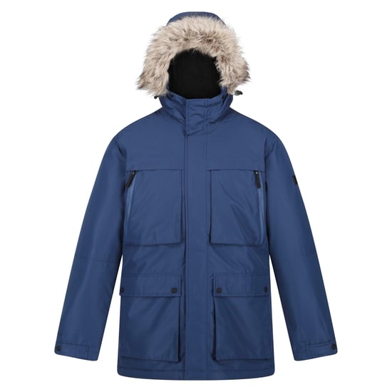 Regatta Volter waterdichte geïsoleerde parka voor heren (Admiraal Blauw) - Image 1