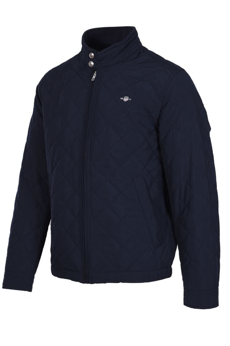 Gant Quilted Windcheater Jacket Evening Blue - Image 4