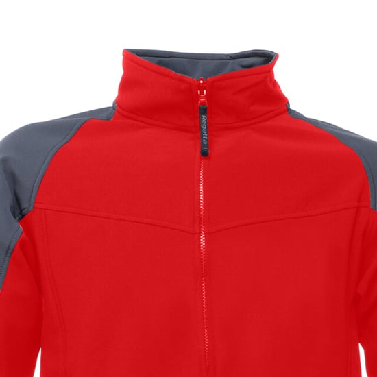 Regatta - Heren Uproar Softshell Windbestendige Fleece Vest (Rood/Grijs) - Image 3