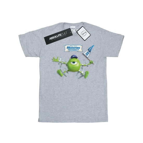 Disney Heren Monsters University Getaped Mike T-Shirt (Sportgrijs) - Image 1