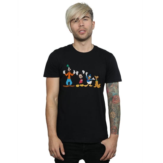 Disney Heren Mickey Mouse Friends T-Shirt (Zwart) - Image 2