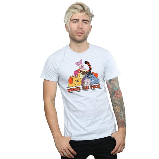 Disney Heren Winnie De Poeh Groep T-Shirt (Sportgrijs) - Image 3