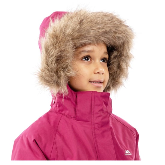 Trespass Childrens Girls Fame Waterdicht Parka Jasje (Veenbes) - Image 2