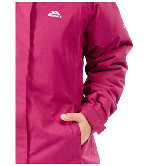 Trespass Childrens Girls Fame Waterdicht Parka Jasje (Veenbes) - Image 4