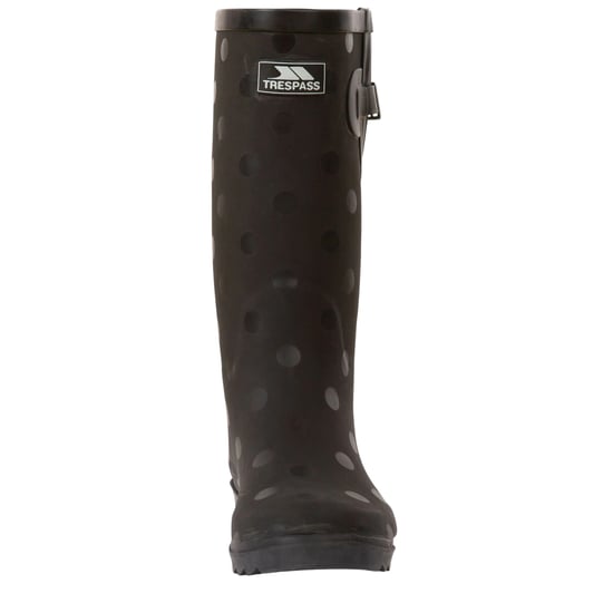 Trespass Volwassen uniseks Elena Polka Dot Wellington Laarzen (Zwart) - Image 6