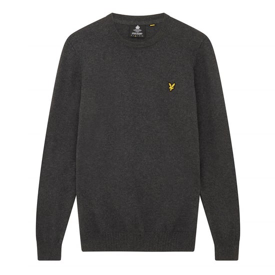 Lyle & Scott Sweaters Ronde Hals Merino Grijs - Image 1