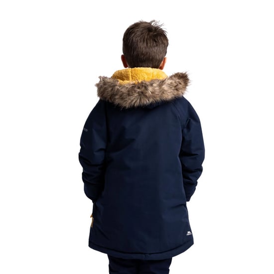 Trespass Waterdichte gewatteerde jas voor kinderen (Marine) - Image 4