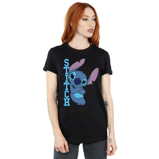 Disney Dames/Dames Lilo And Stitch Posing Katoenen Vriendje T-shirt (Zwart) - Image 2