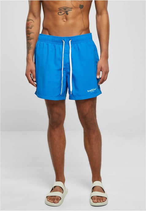 Ballin Est. 2013 Zwembroeken Small Logo Zwembroek Blauw - Image 4