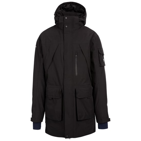 Trespass Heren Pelsall TP75 Waterdichte Jas (Zwart) - Image 1